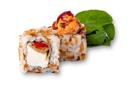 Сливочная креветка с салатом