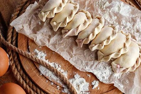 Замороженные вареники с картофелем и грибами