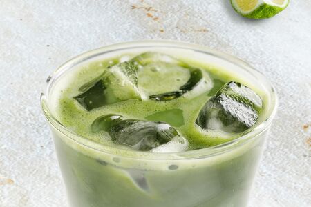 Холодный матча цитрус