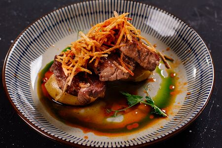 Говядина в соусе черный перец