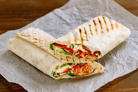 Дёнер с креветкой