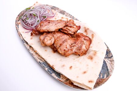 Шашлык из куриного бедра