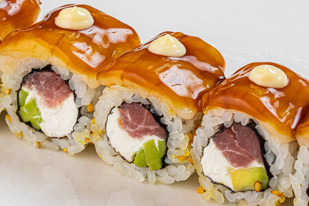 Ролл с гребешком