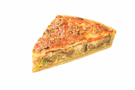 Лоранский пирог с грибами