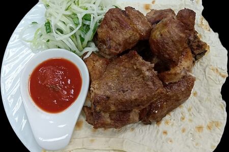 Шашлык из cвинoй шеи