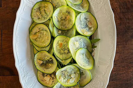 Карпаччо из кабачка