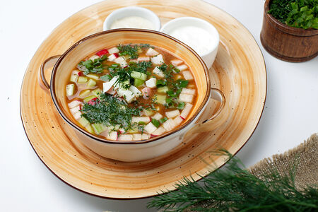 Окрошка на квасе