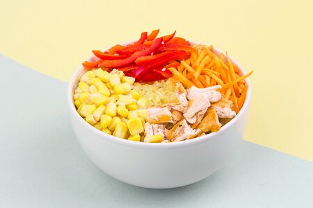 Вок L рис с карри