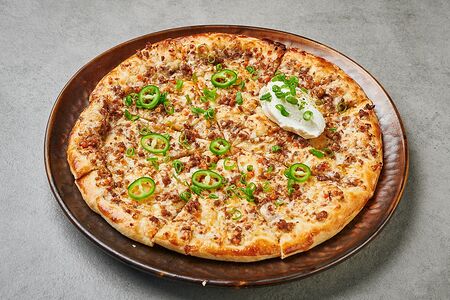 Хачапури по-мегрельски с рубленной бараниной и мацони