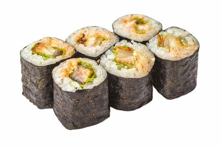 Острый ролл с угрем 6 шт