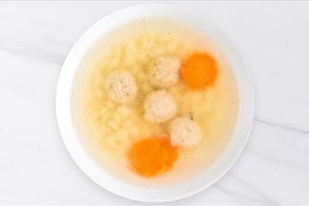 Суп с фрикадел из индейки