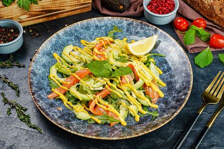 Салат с Лососем