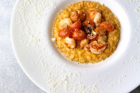 Ризотто с креветками