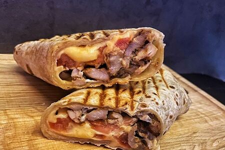 Шаверма Сырная с курицей
