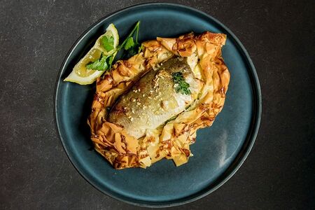 Форель в тесте