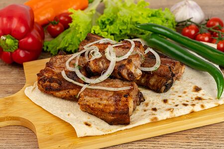 Шашлык из свиных ребер