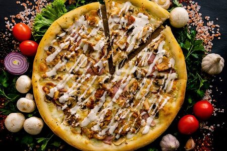 Грибной цыпленок