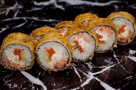 Сяке Кани спайси темпура