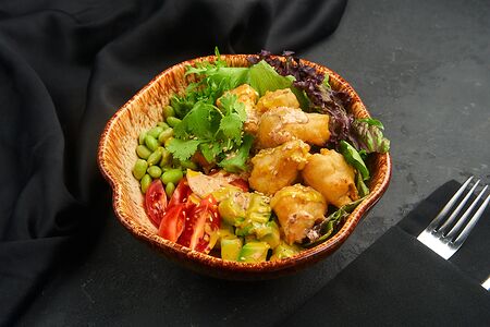 Боул с баклажанами