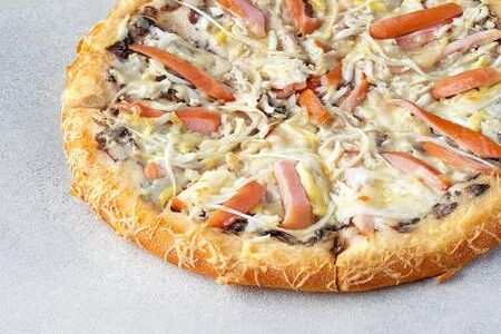 Пицца Жюльен на толстом с сыром