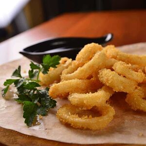 Кольца кальмара в кляре