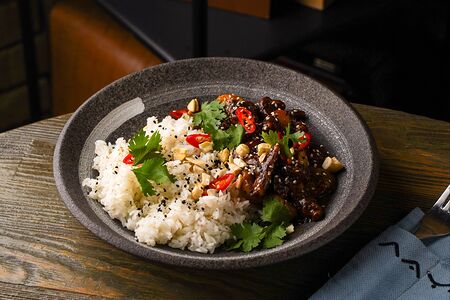 Говядина с бананом