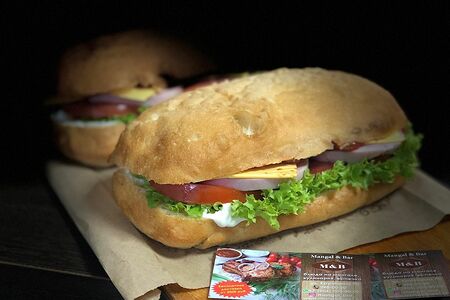 Сэндвич с ветчиной и сыром