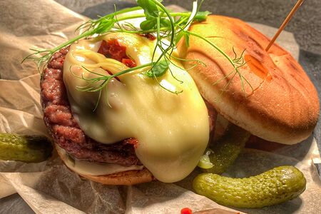 Raclette burger