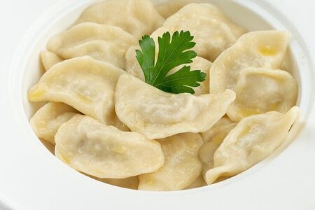 Пельмени с индейкой отварные