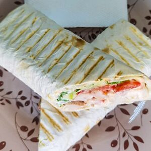 Шаурма куриная на углях