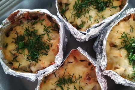 Жульен из курицы с грибами