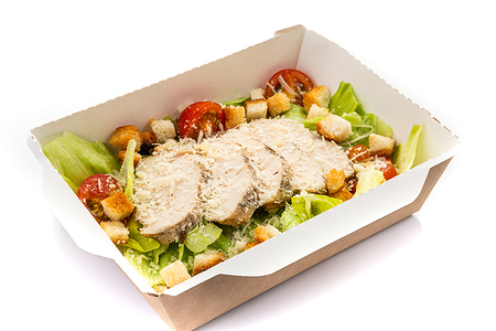 Салат Цезарь с курицей