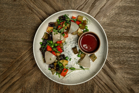 Винегрет с груздями