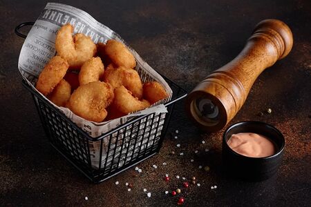 Креветки в панировке