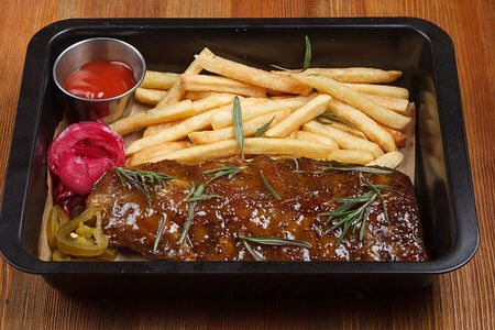 Ребро медово-горчичные