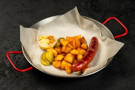 Крафтовая натуральная колбаска говяжья