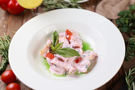 Равиоли Гамберетти (с креветкой)