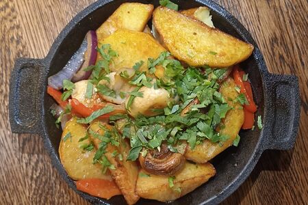 Оджахури с грибами