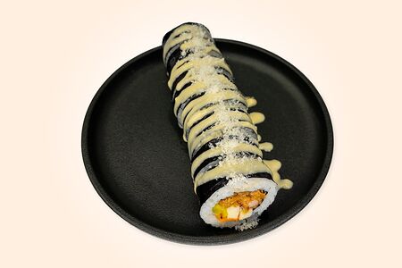 Кимпаб с хрустящей курицей и кимчи