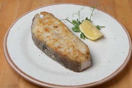 Палтус жареный