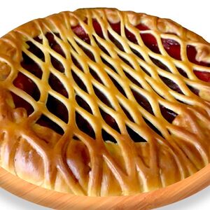 Пирог с грушевой начинкой