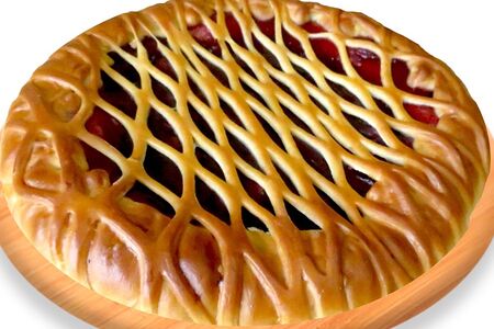 Пирог с грушевой начинкой