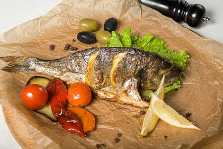 Дорадо на гриле