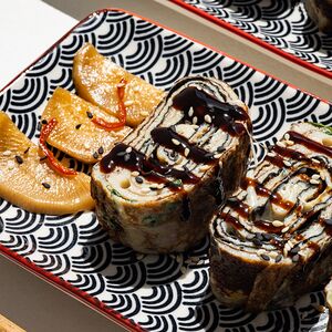 Тамагояки Нори-моцарелла