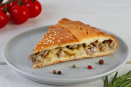 Говядина, картофель, лук