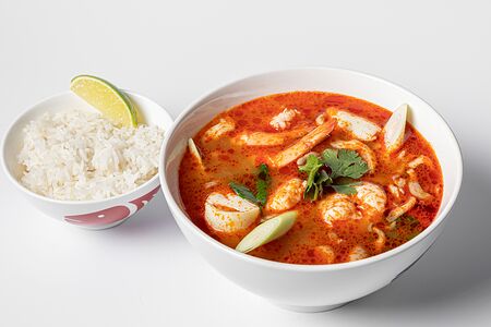 Суп Том ям с креветками