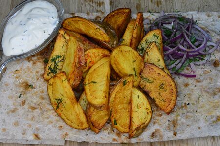 Картофель по-деревенски 