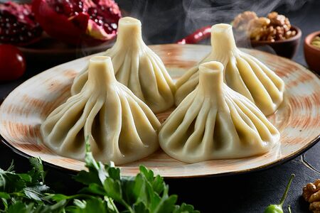 Хинкали с бараниной