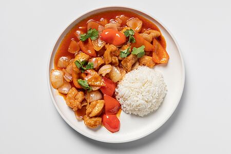 Курица в кисло-сладком соусе