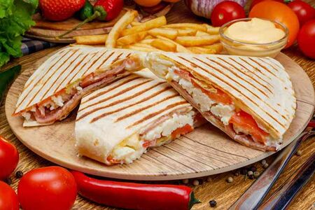 Такос С яйцом и беконом